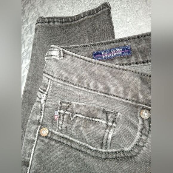 Vigoss " The Jagger , Super Skinny " Dark Gray Jeans - Picture 5 of 10